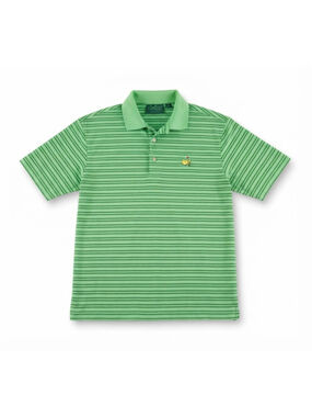 THE MASTERS AMEN CORNER Men's Embroidered Green Golf Polo Shirt Sz Small